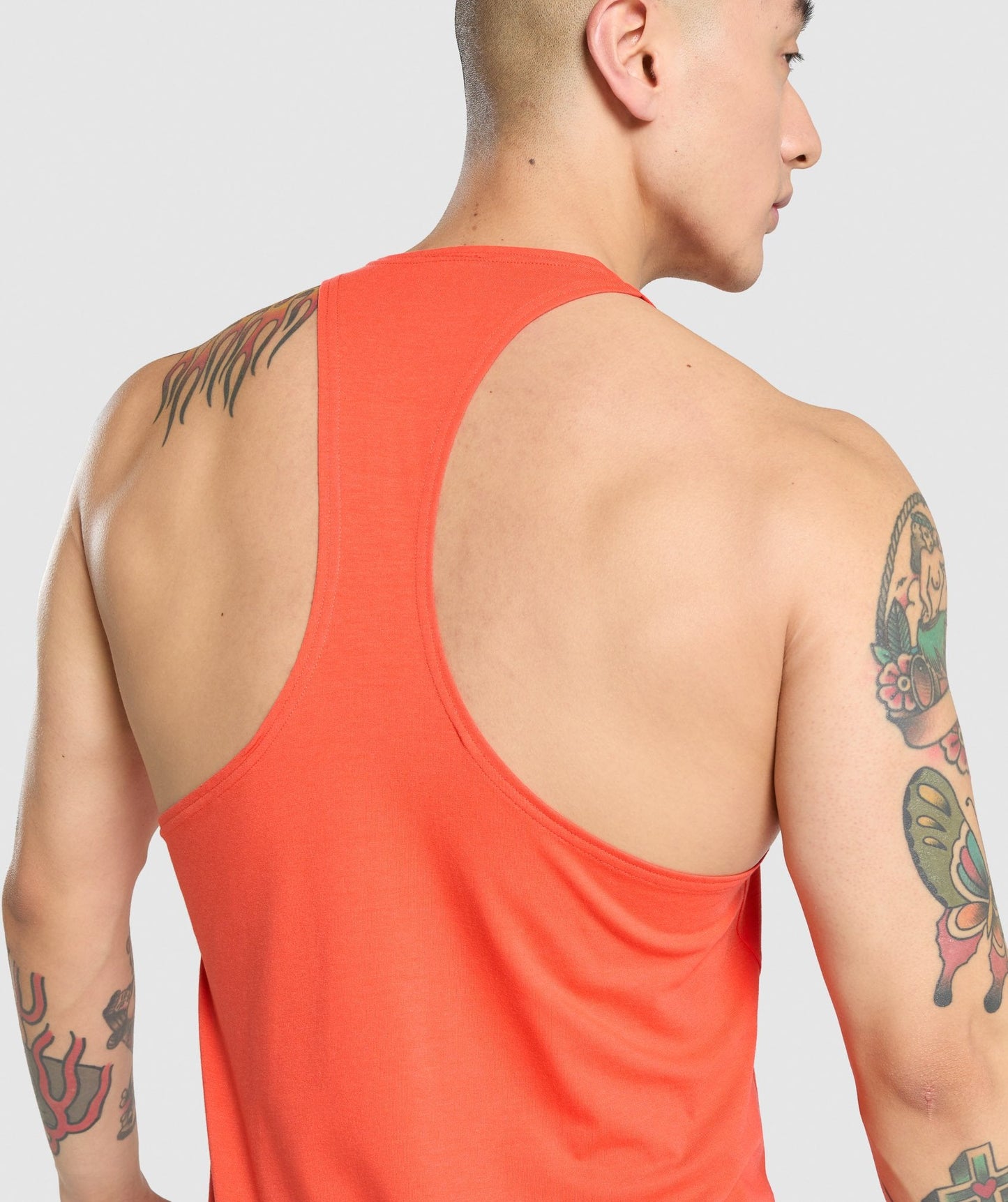 Gymshark Bold Stringer - Orange/Camo
