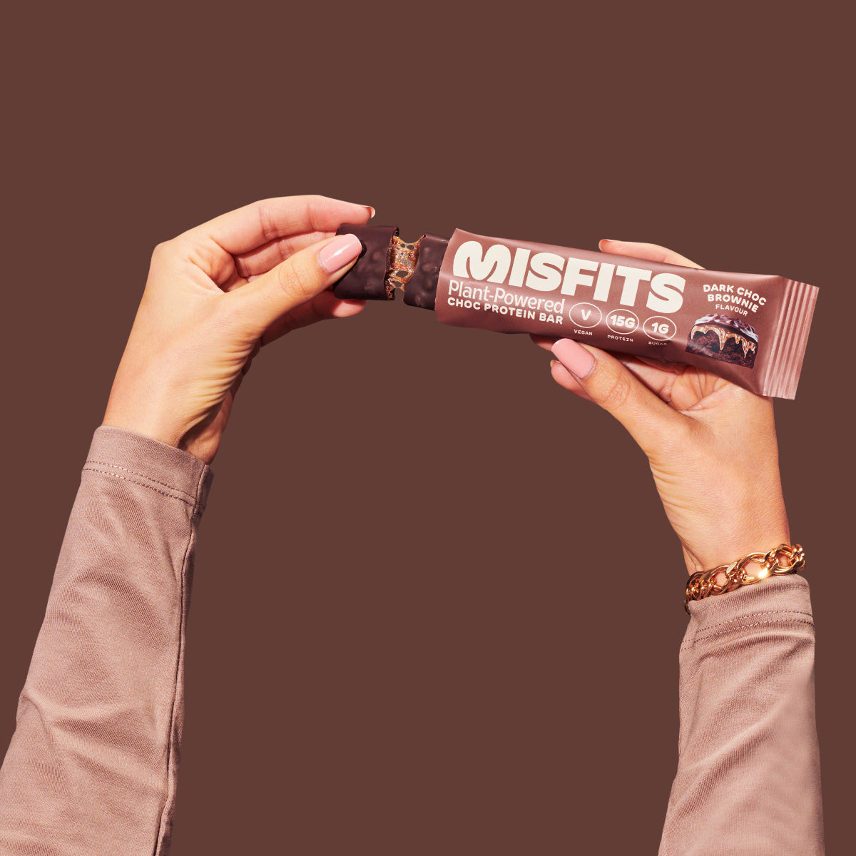 Misfits Protein Bar - Dark Choc Brownie