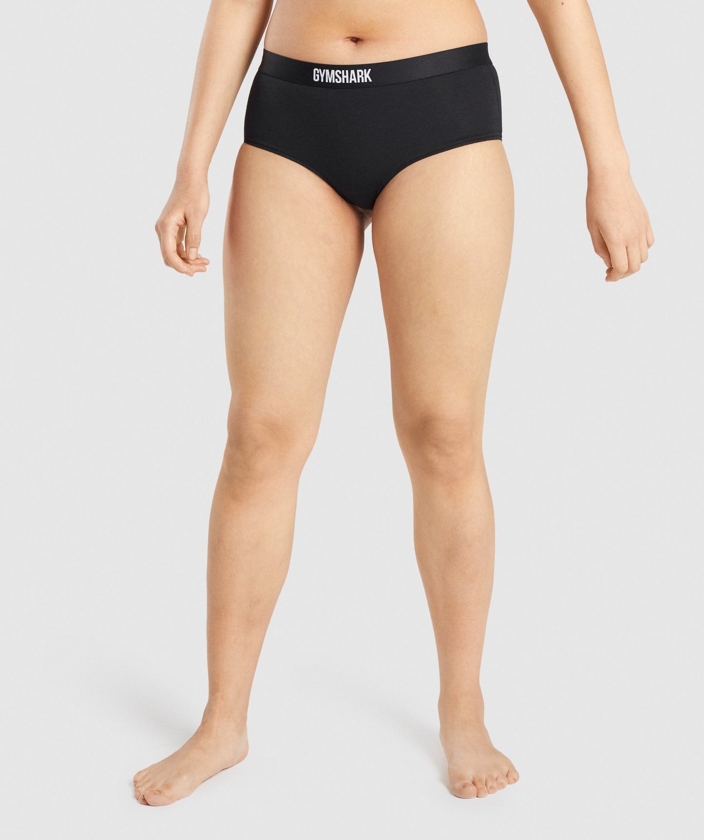 Gymshark Cotton Boyfriend Shorts - Black