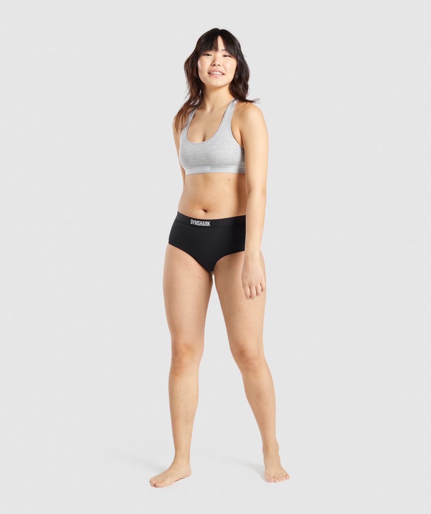Gymshark Cotton Boyfriend Shorts - Black