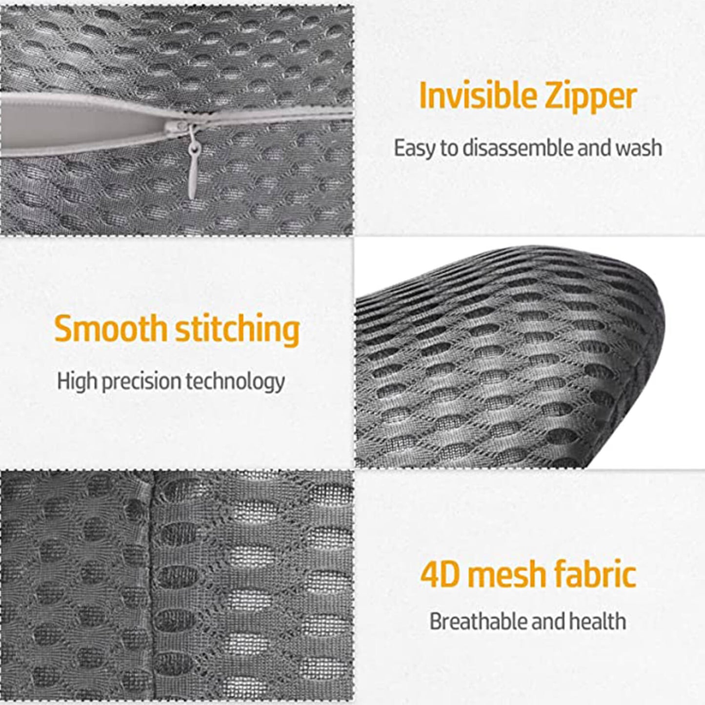 Aofit Memory Foam Car Seat Lumbar Pillow