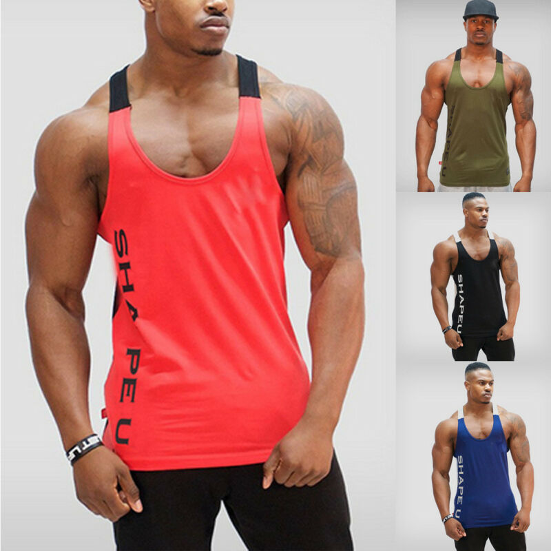 Men Sport Fitness Workout Vest