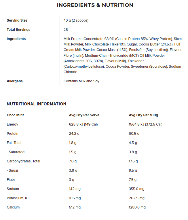 Custard Protein