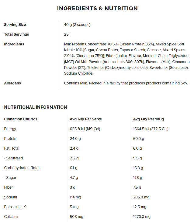Custard Protein