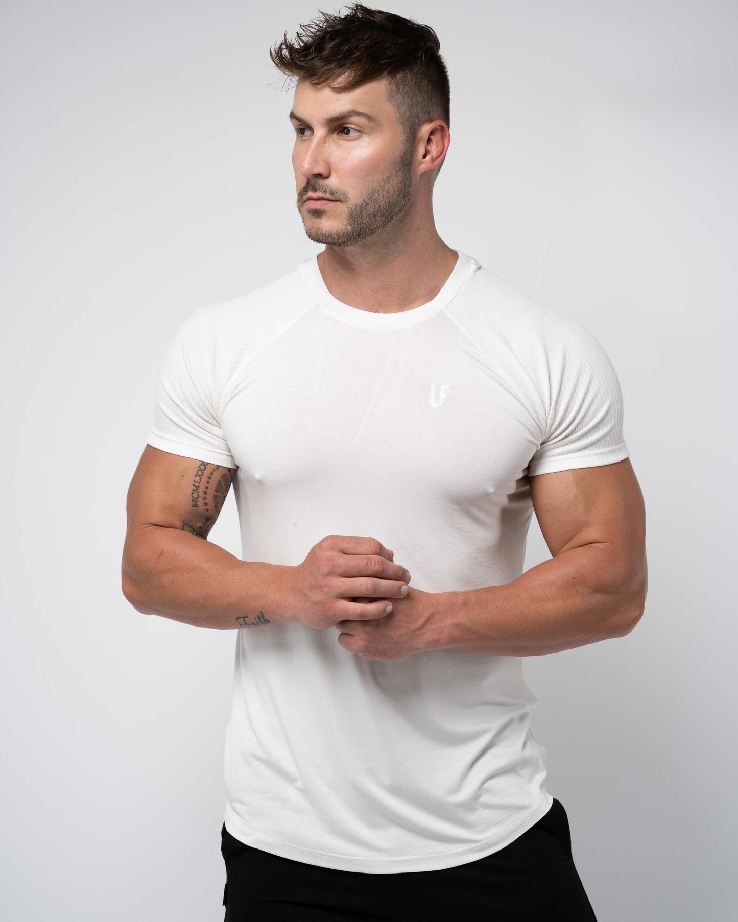 LF Ribbed Raglan Tee