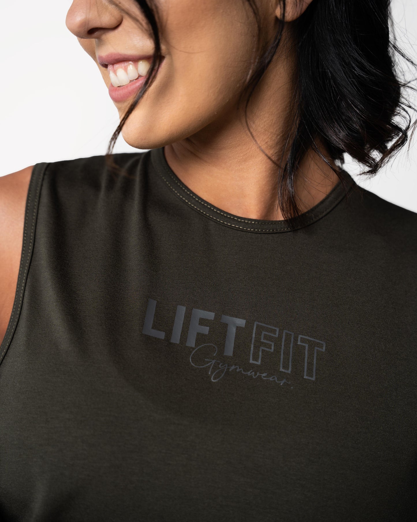 LFTFIT Drop Arm Crop Vest