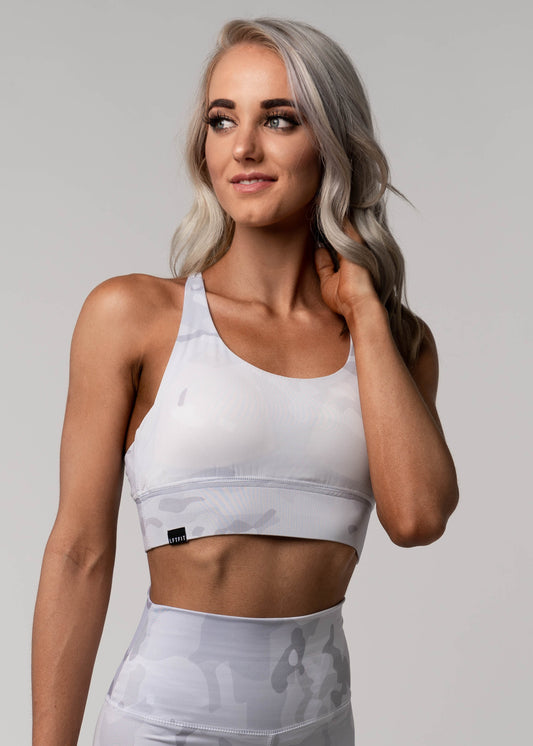 LF Camo Crossover Sports Bra