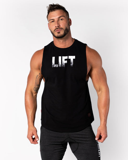 Distressed LIFT Drop Arm Vest