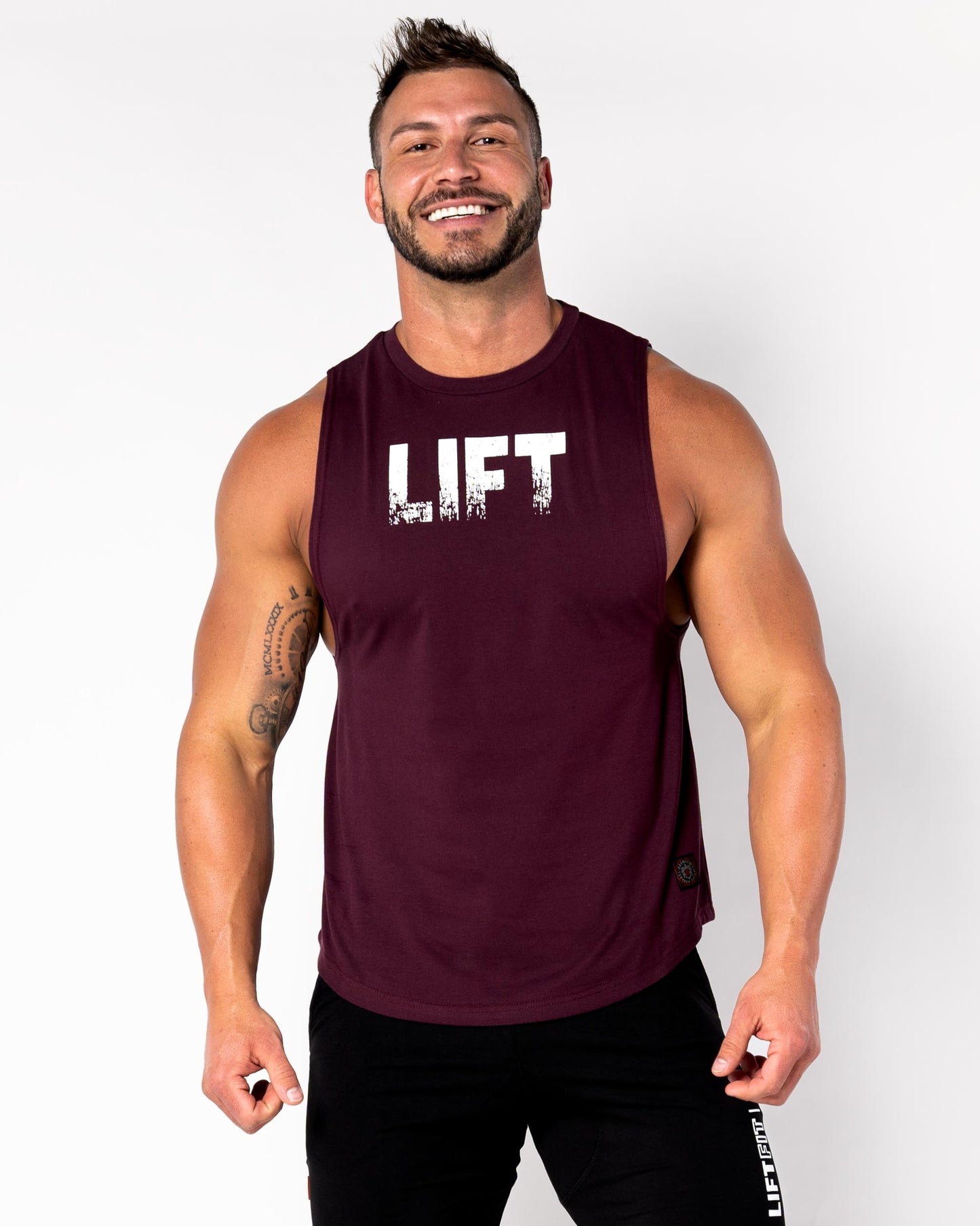 Distressed LIFT Drop Arm Vest