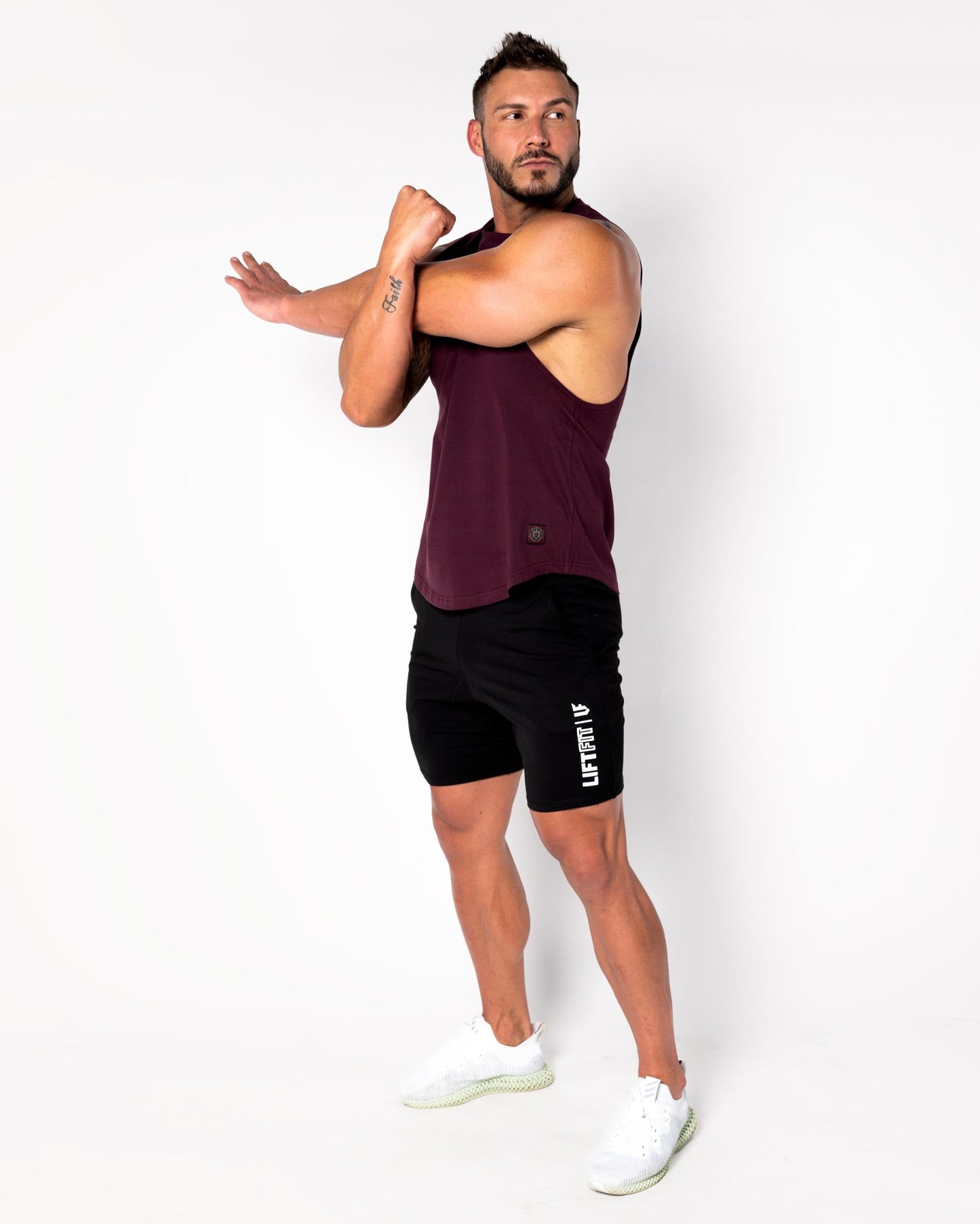 Distressed LIFT Drop Arm Vest