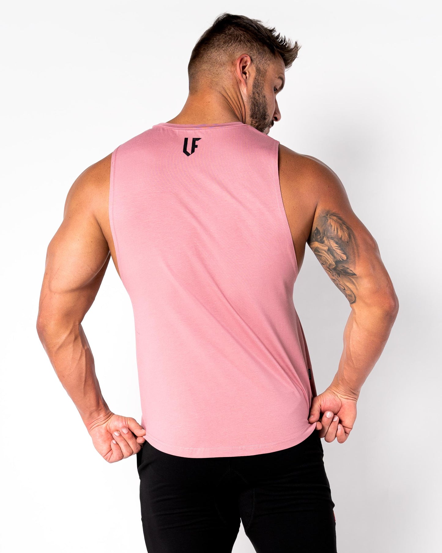Distressed LIFT Drop Arm Vest