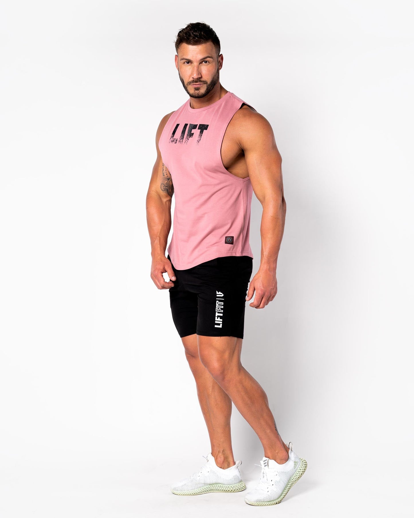 Distressed LIFT Drop Arm Vest