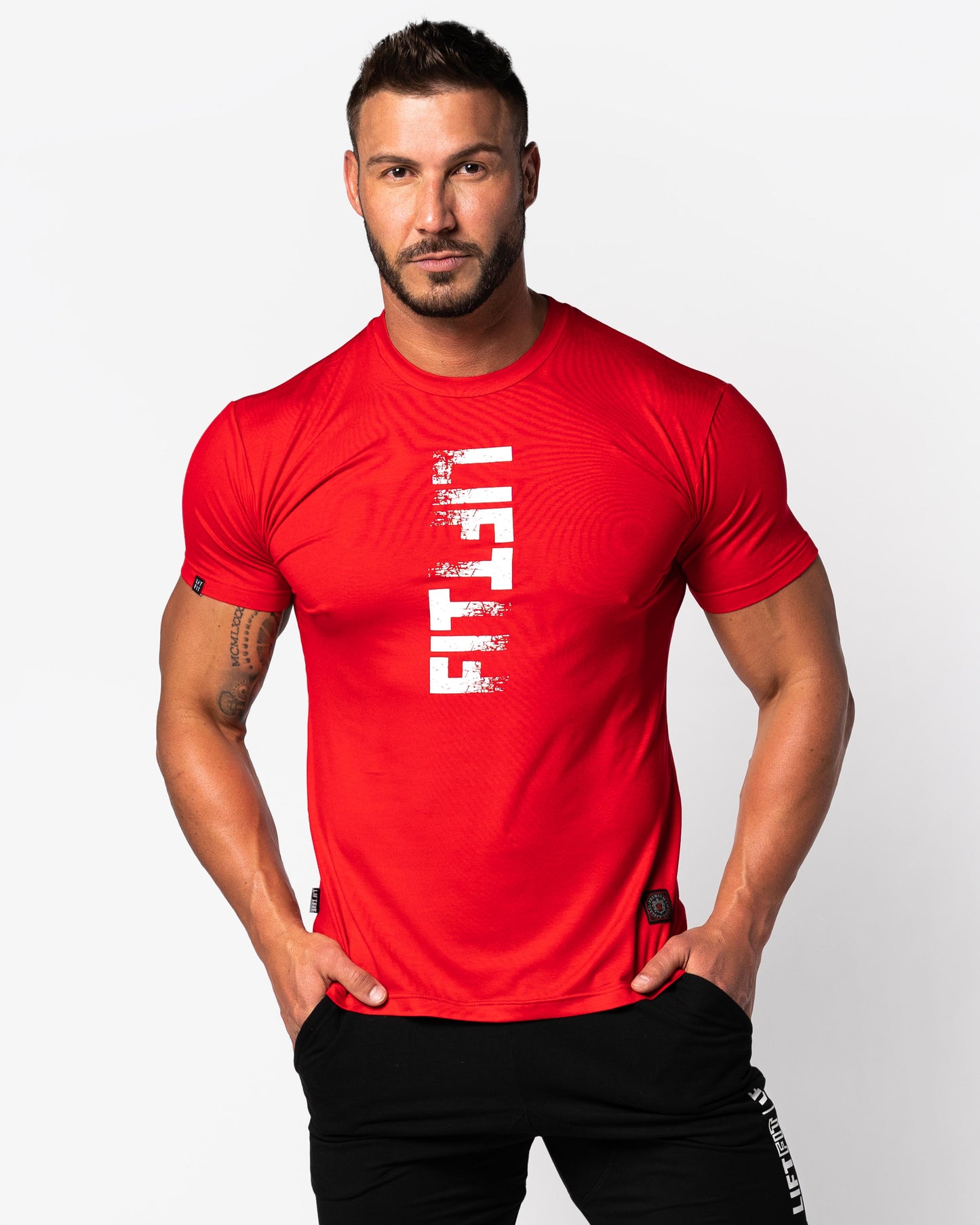 LIFTFIT Distressed Vertical Tee