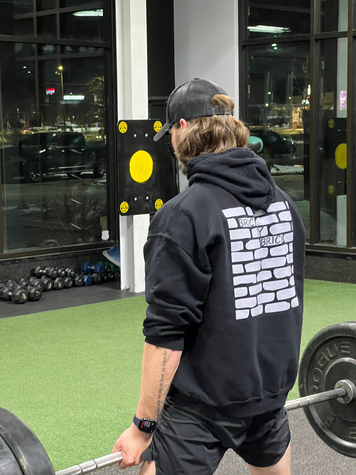 Brick by Brick Training Hoodie - Black