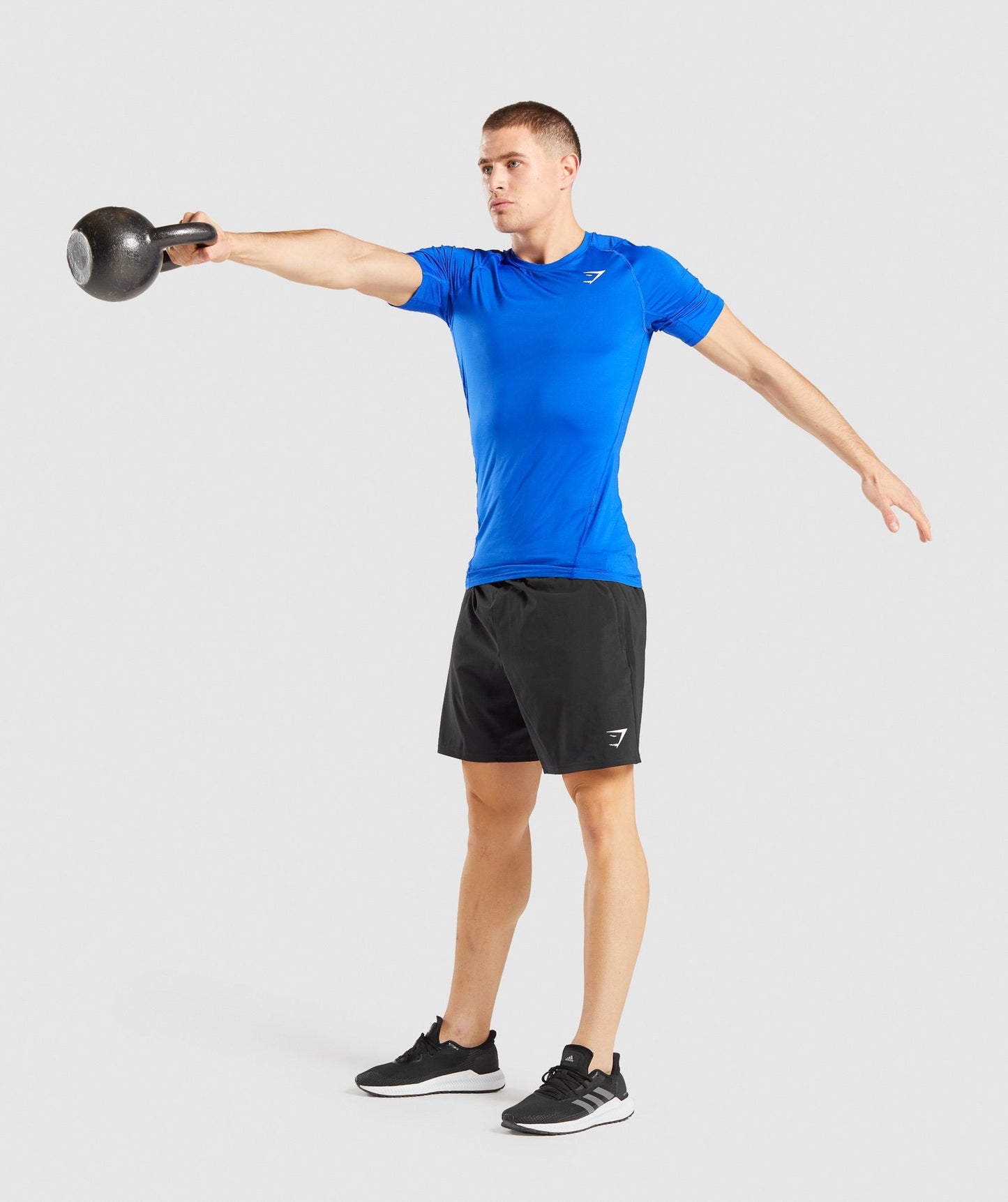 Gymshark Element Baselayer T-Shirt- Blue