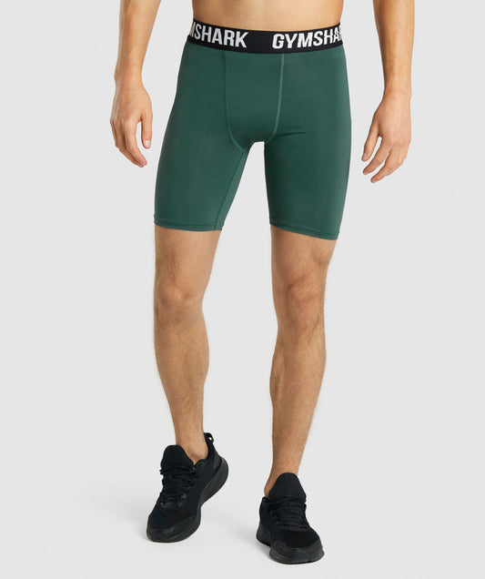 Gymshark Element Baselayer Shorts- Dark Green