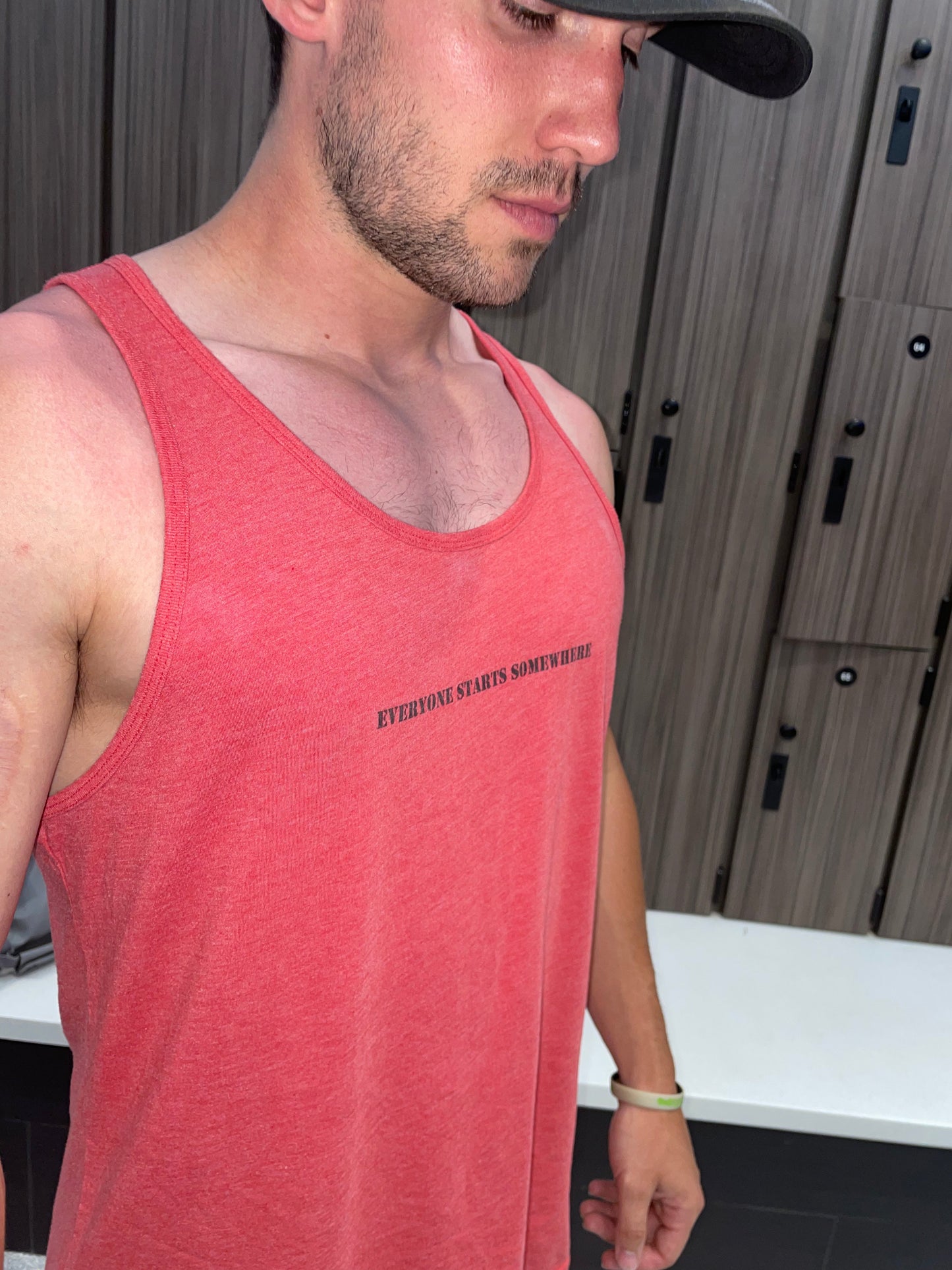 Everyone Starts Somewhere Tank - Red