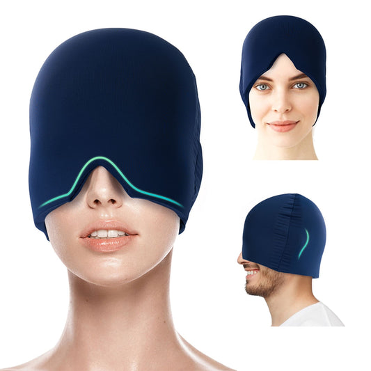 Ice Hat for Migraines, Headache Relief with Thicker Gel for Longer Cooling