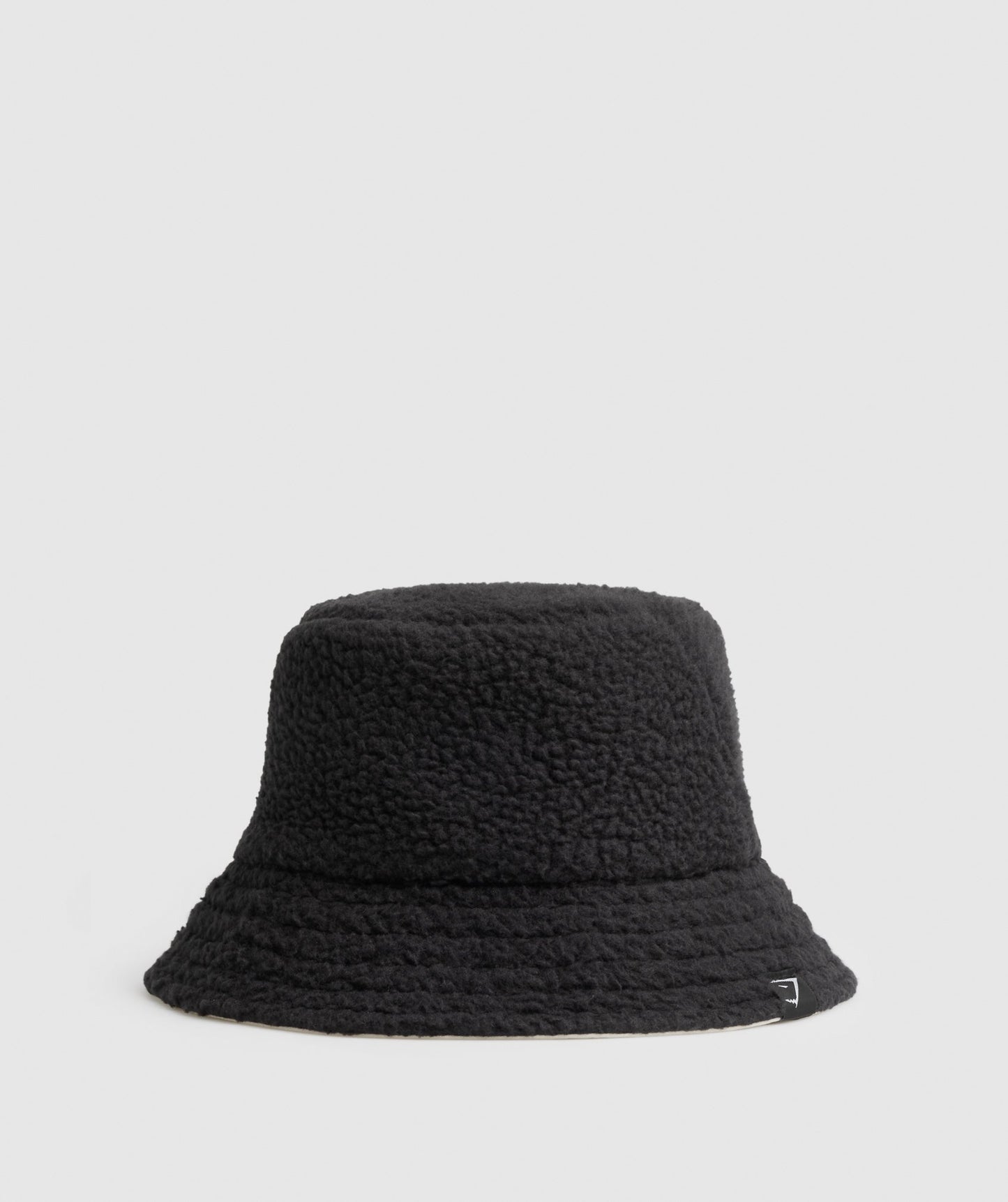 Gymshark Fleece Reversible Bucket Hat - Black/ Pebble Grey