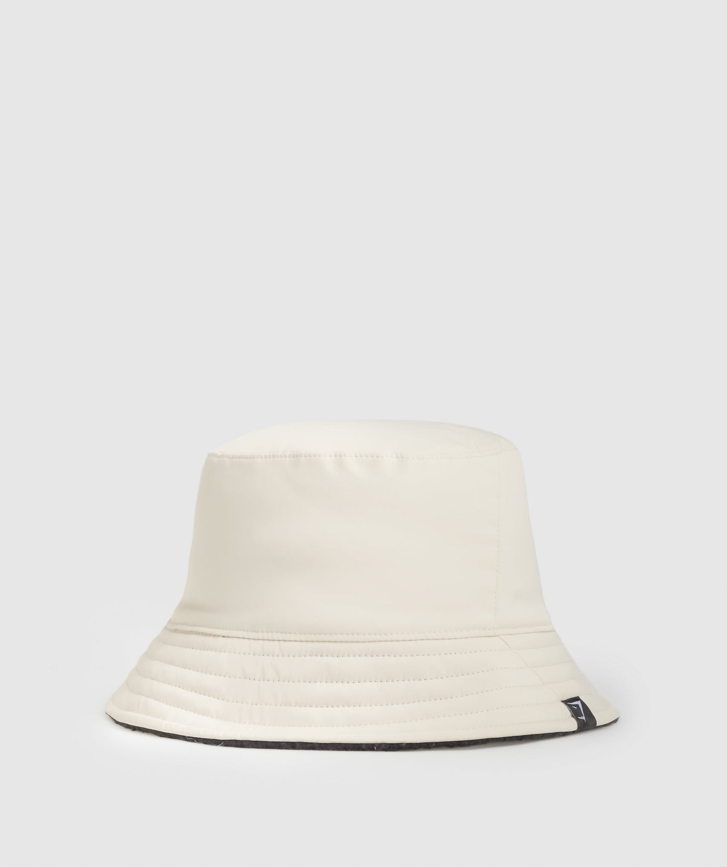 Gymshark Fleece Reversible Bucket Hat - Black/ Pebble Grey