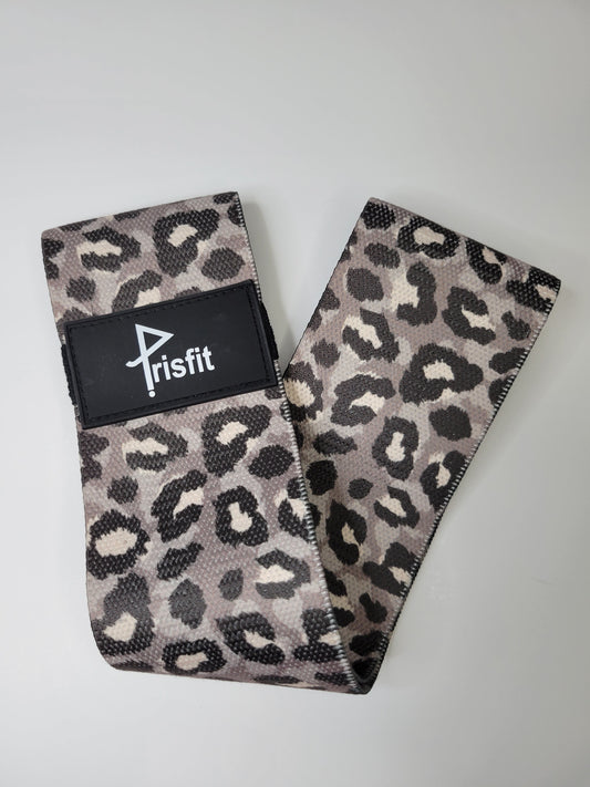 Grey Leopard Glute Band (Medium)
