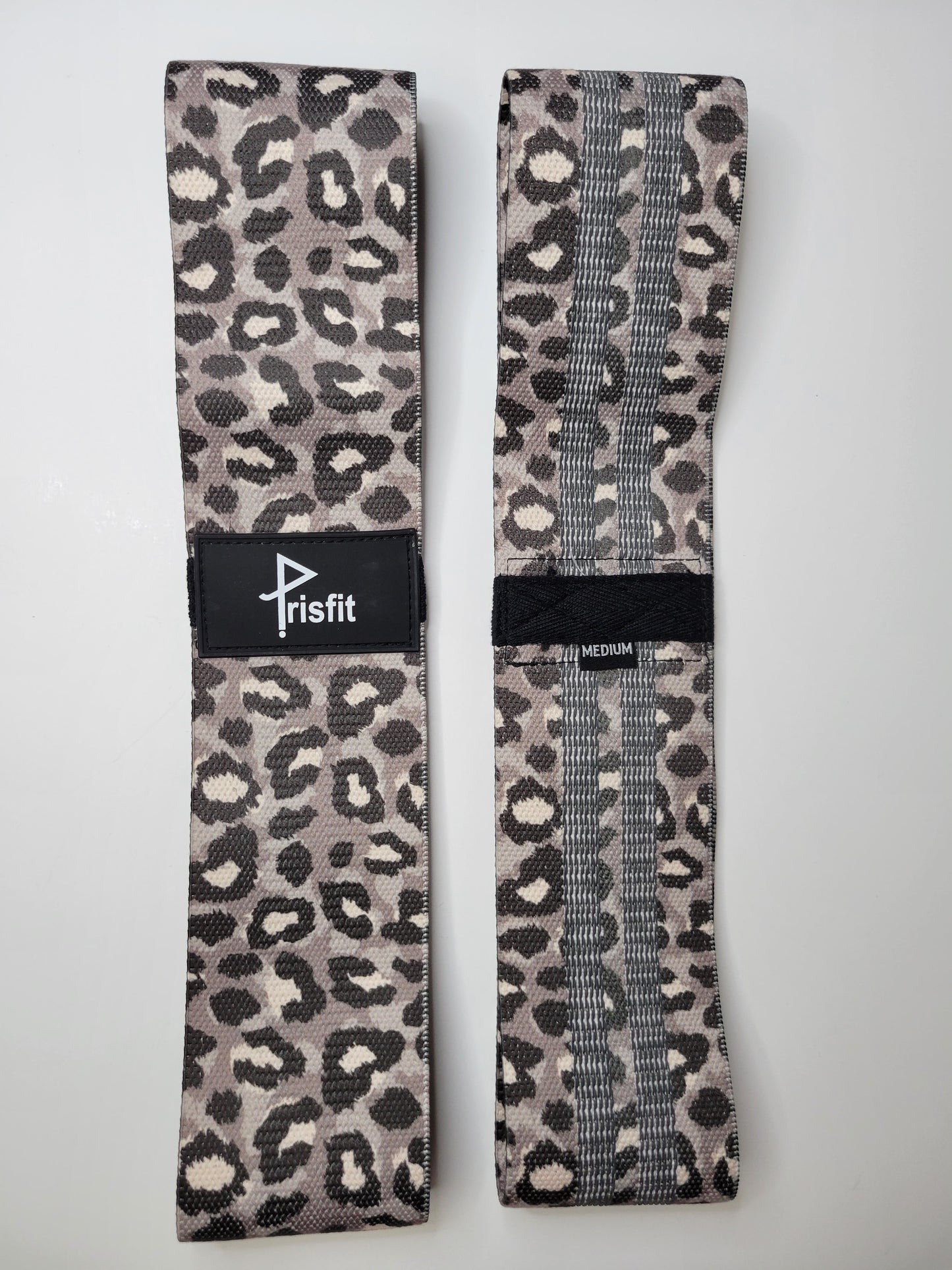 Grey Leopard Glute Band (Medium)