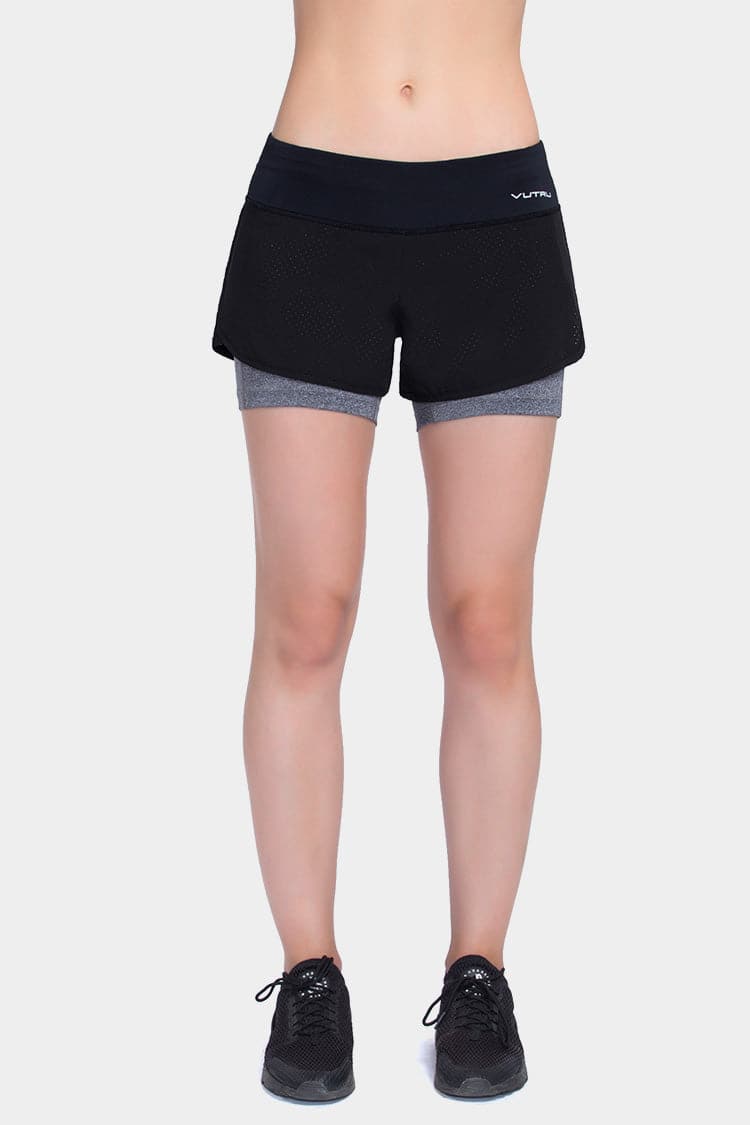 Vutru Low-Waist Lined Sports Shorts