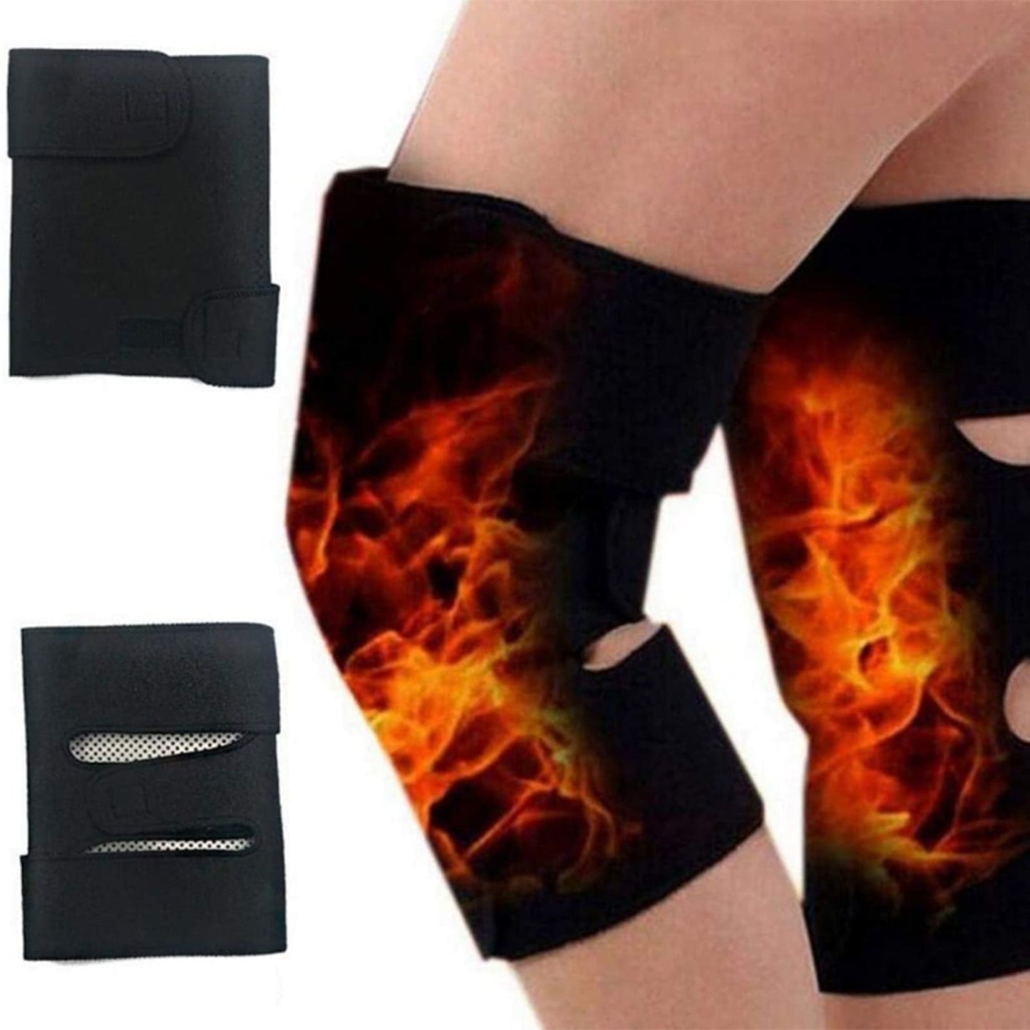 Self-Heating Knee Support Brace with Magnets for Pain Relief, 1 Pair