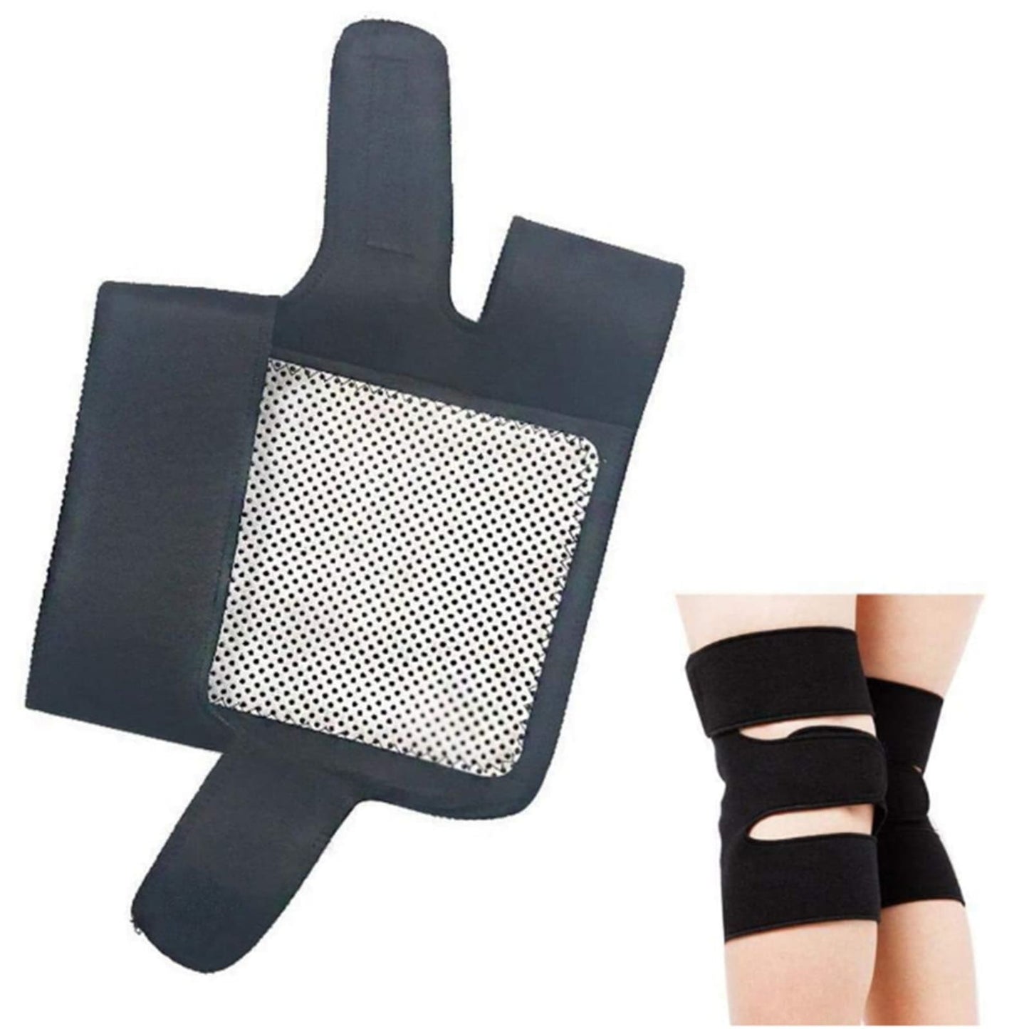 Self-Heating Knee Support Brace with Magnets for Pain Relief, 1 Pair