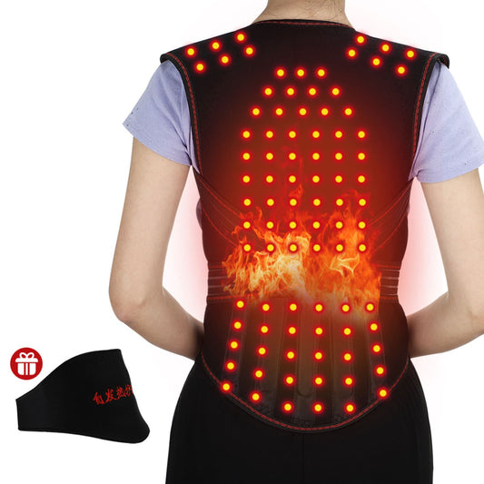 Self Heating Full Back Brace For Back Pain Relief With 108 Magnets