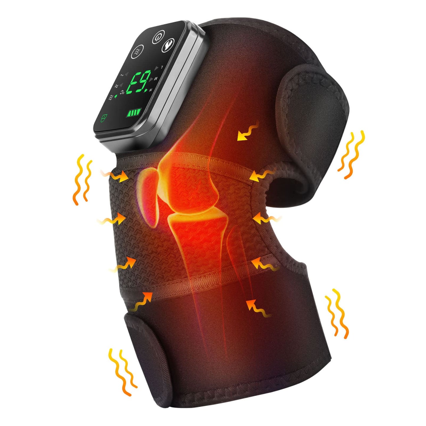 Aofit Electric Heated Knee Brace with Massage for Pain Relief