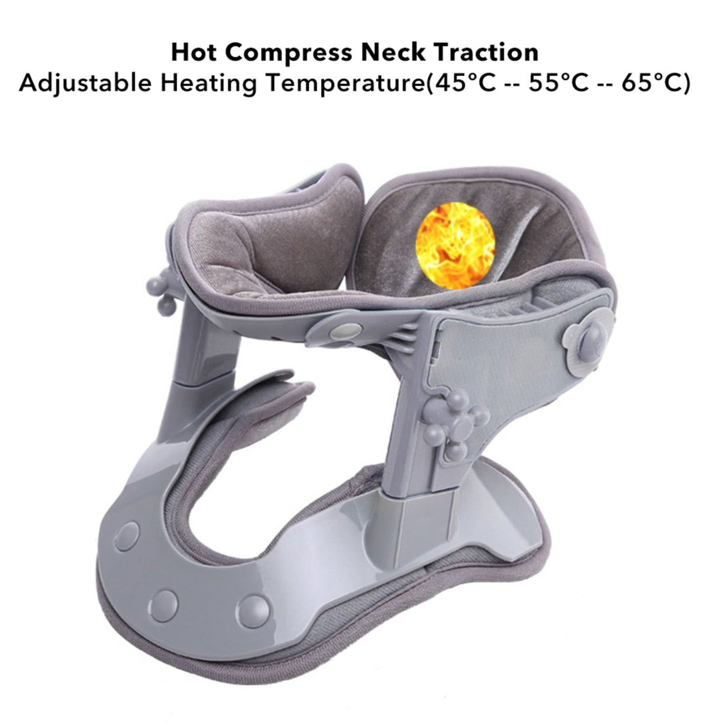 Aofit Cervical Traction Device with USB Heating for Neck Pain Relief