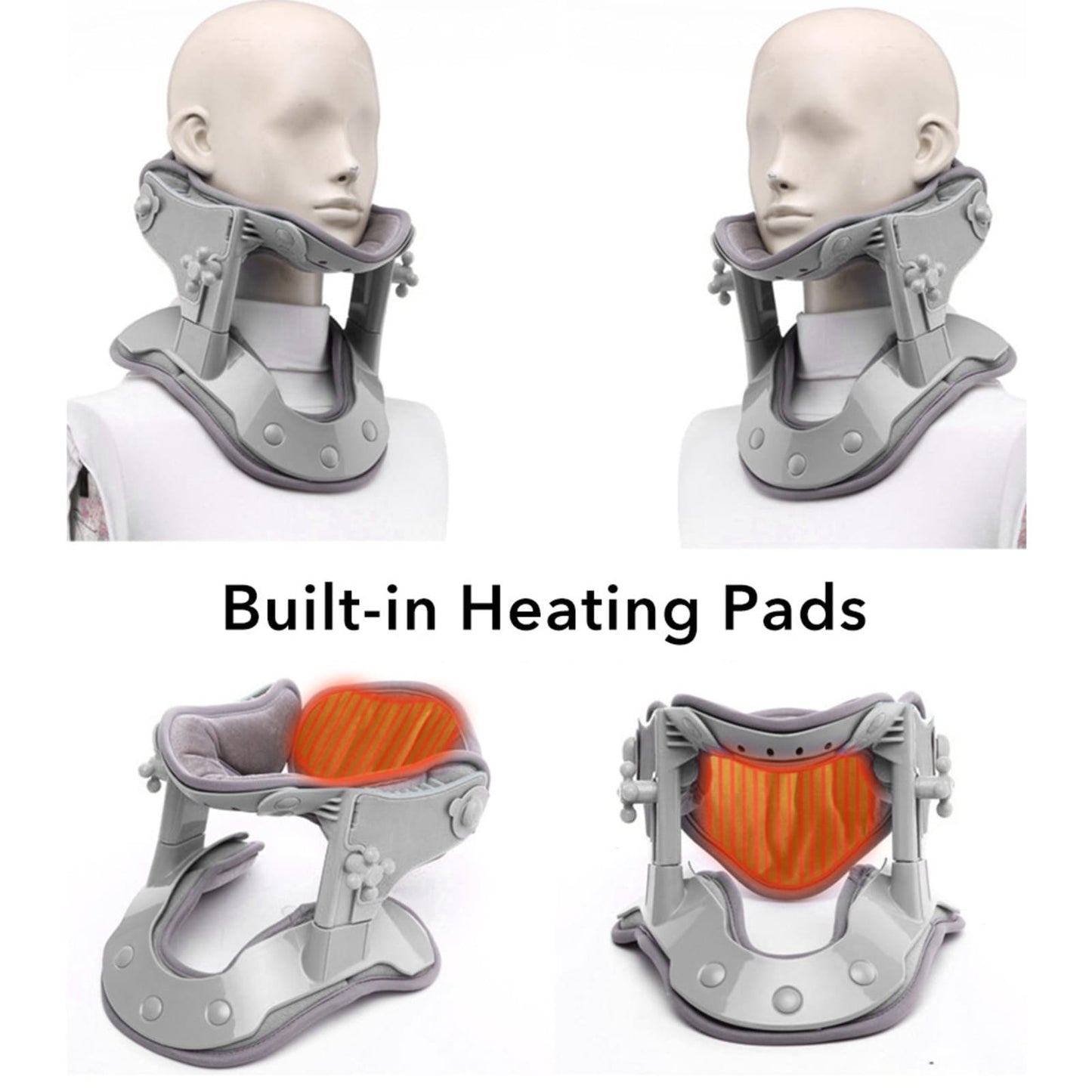 Aofit Cervical Traction Device with USB Heating for Neck Pain Relief