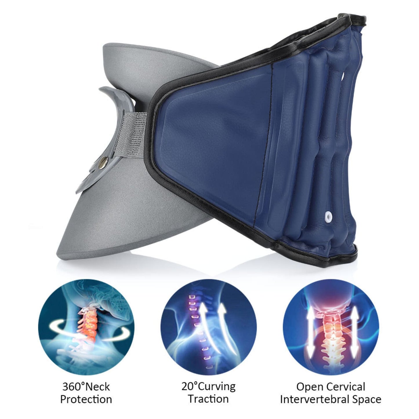 Aofit Inflatable Neck Traction Device, Cervical Pain Relief at Home
