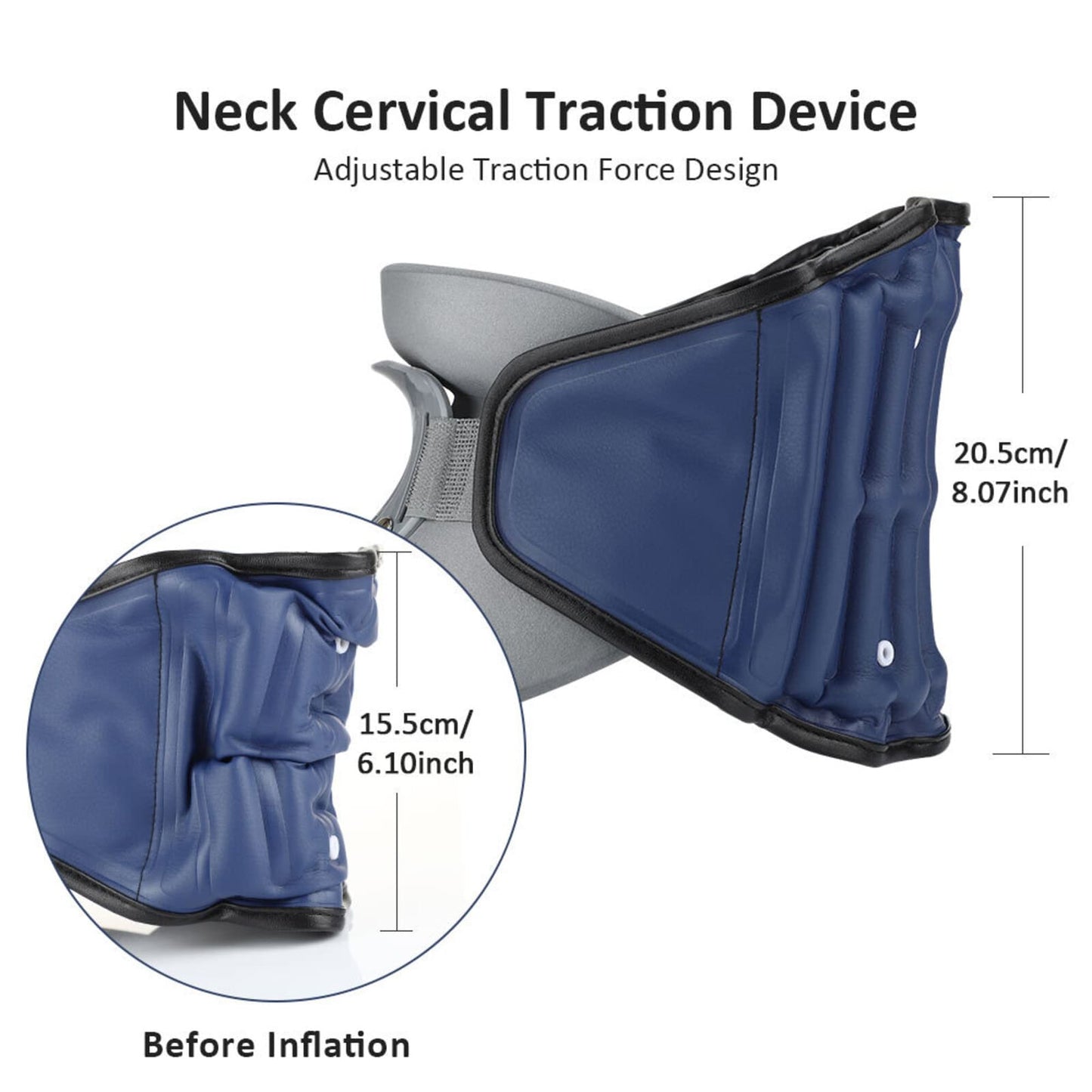 Aofit Inflatable Neck Traction Device, Cervical Pain Relief at Home