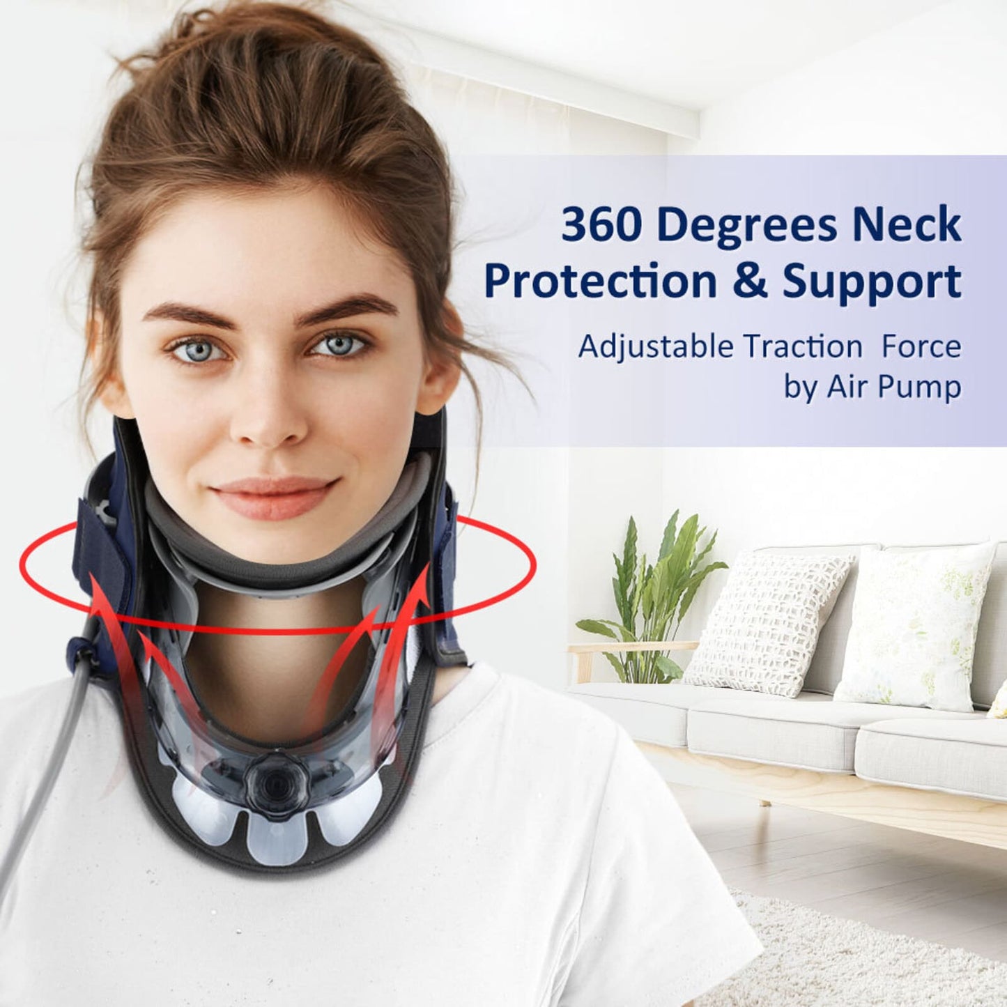 Aofit Inflatable Traction Device for Neck, Cervical Pain Relief