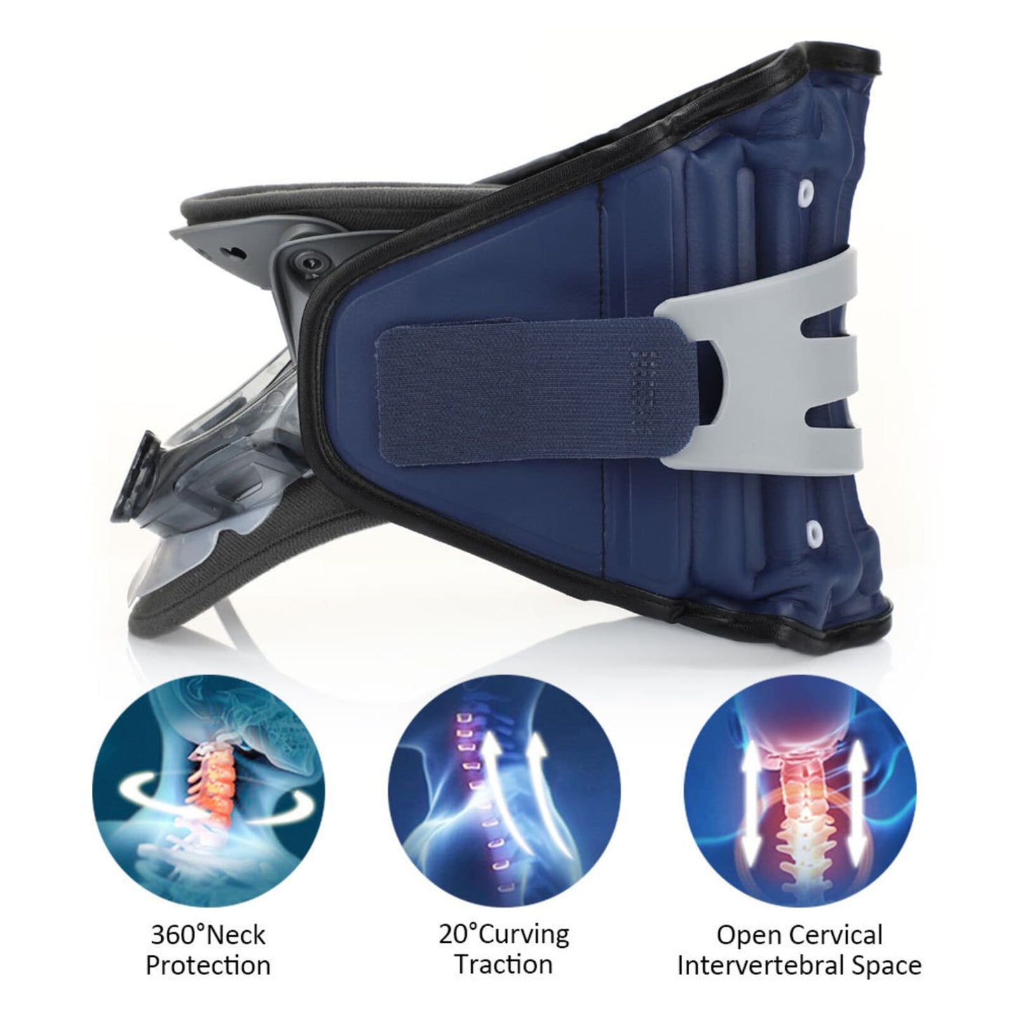 Aofit Inflatable Traction Device for Neck, Cervical Pain Relief
