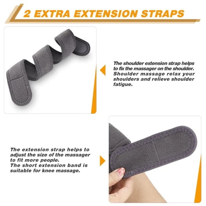 Electric Heating Wrap Brace for Shoulder, Knee, Elbow with Vibrating Massage