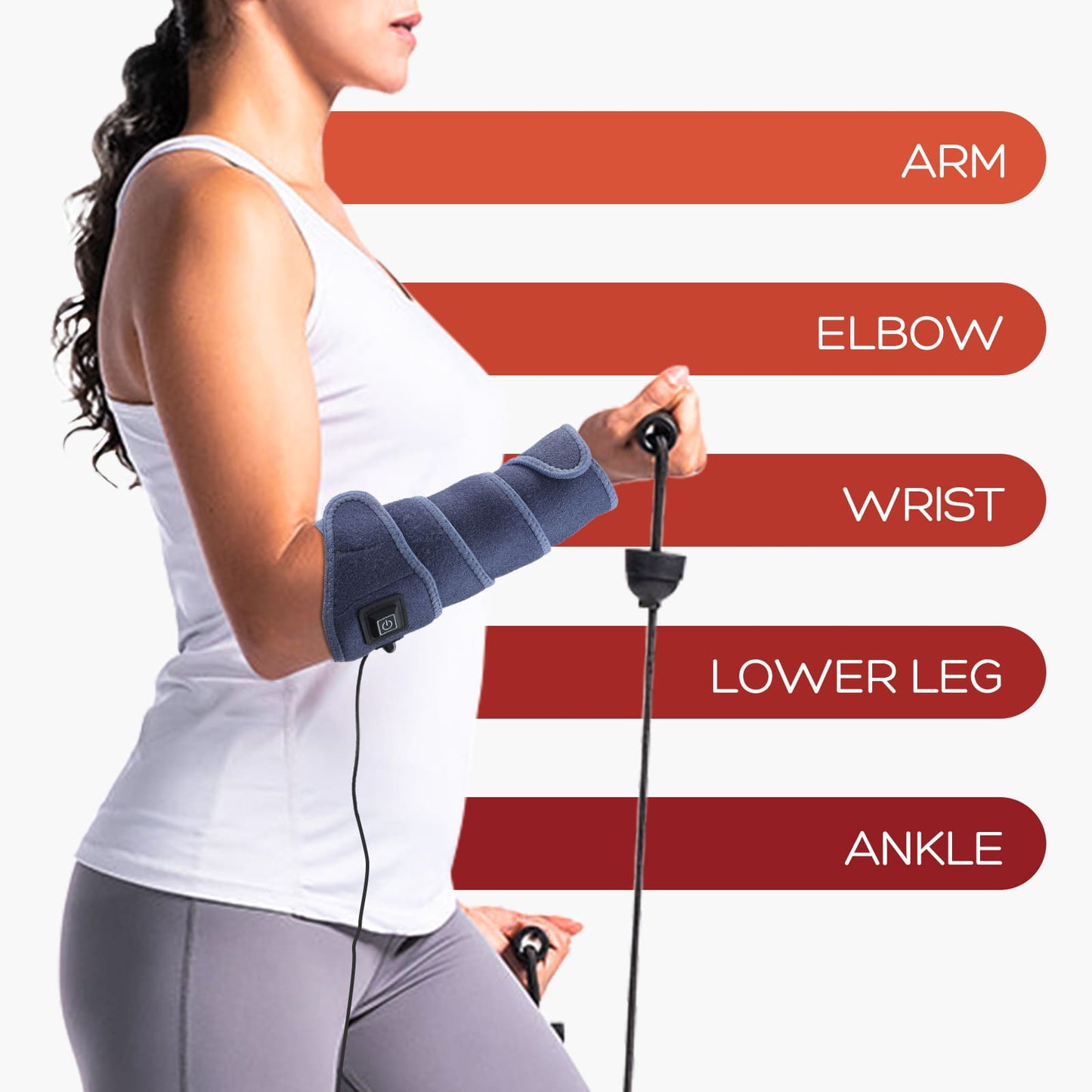 Aofit Electric Heated Wrap for Neck, Knee, Arm, Ankle