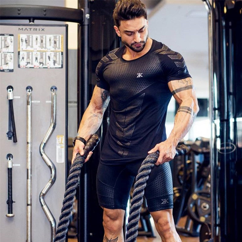 Black Compression Training Tee