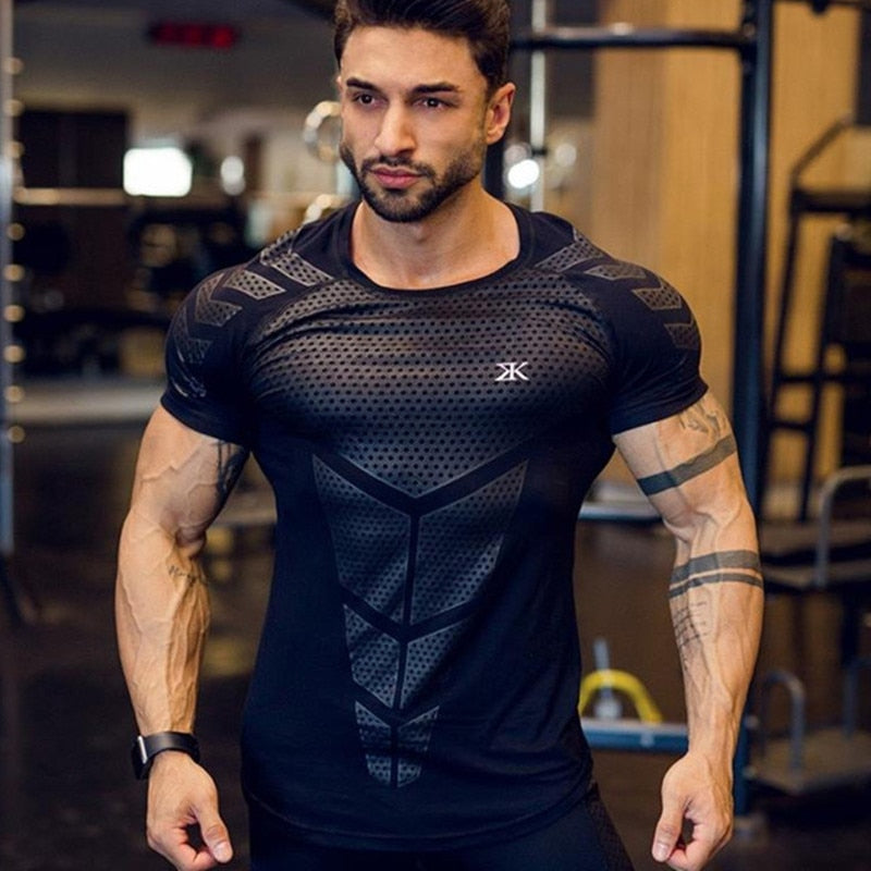 Black Compression Training Tee