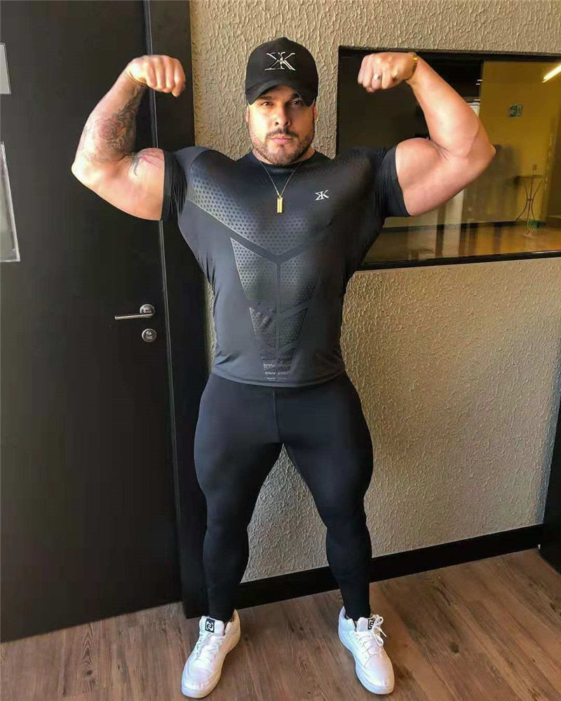 Black Compression Training Tee