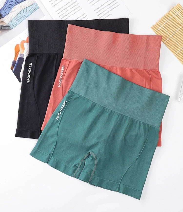 High Waist Seamless Gym, Yoga Shorts Hip