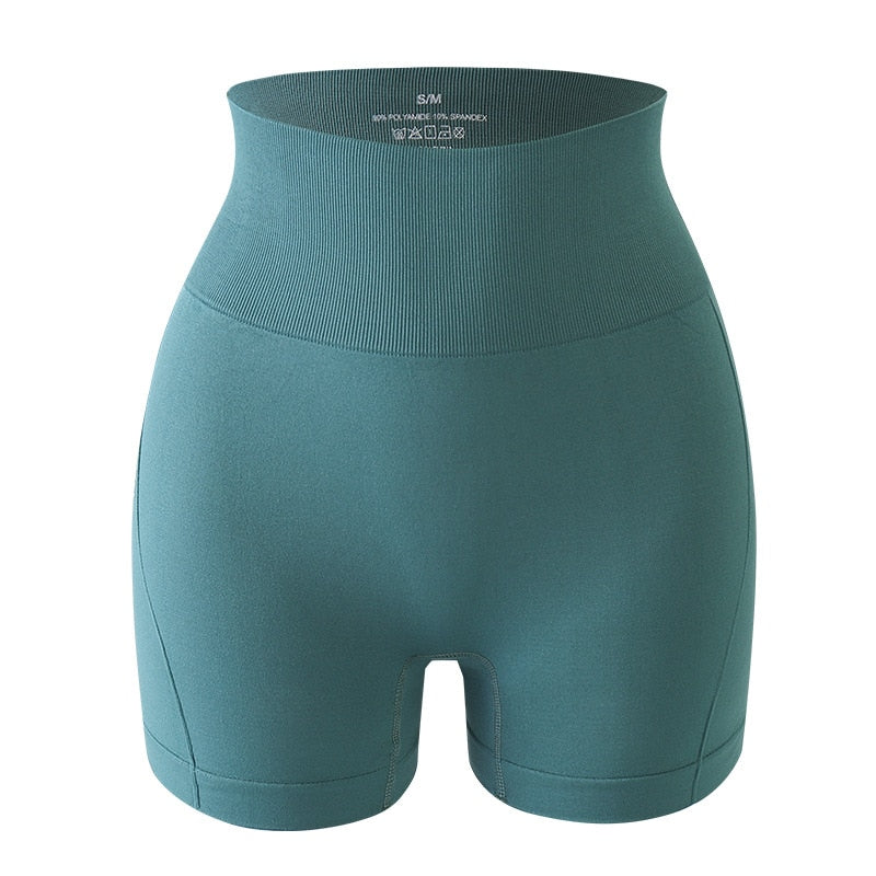 High Waist Seamless Gym, Yoga Shorts Hip