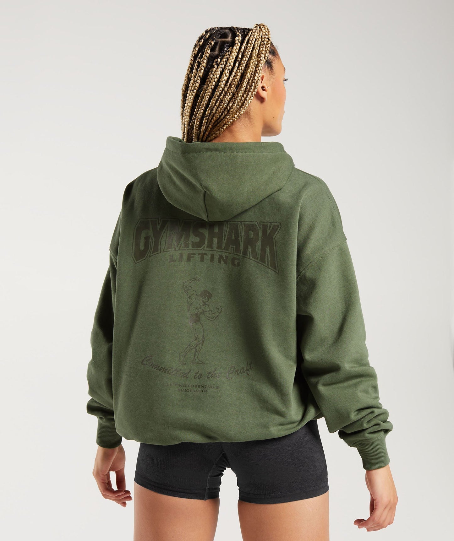 Gymshark Committed To The Craft Hoodie - Green