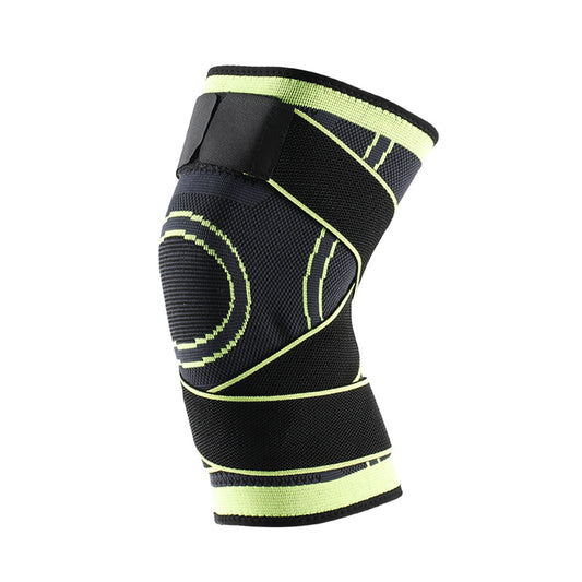 Aofit Wrap-Around Knee Support Sleeve With Adjustable Compression Belt and Anti-Slip Design, 1 Pair