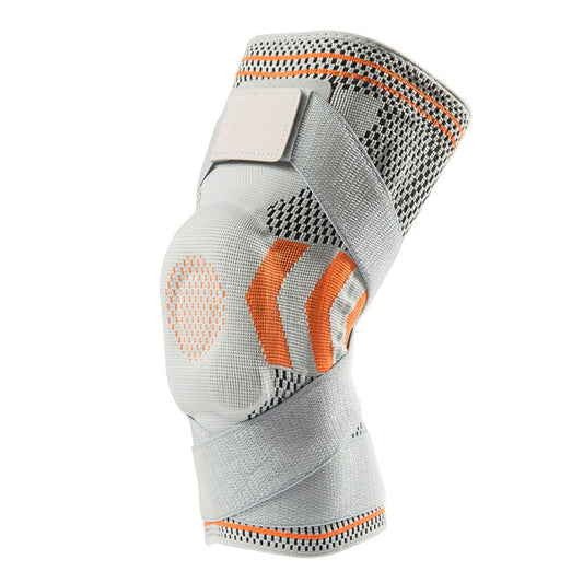 Aofit Knee Support Sleeves with Side Stabilizers, Protective Gel Pad, Adjustable Straps, 1 Pair