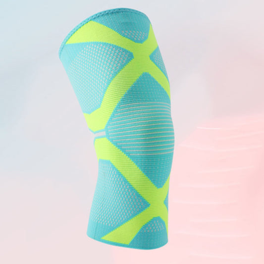 Aofit Knee Sleeve with Firm Compression, Women’s Athletic Scalloped Hem Knee Support, 1 Pair