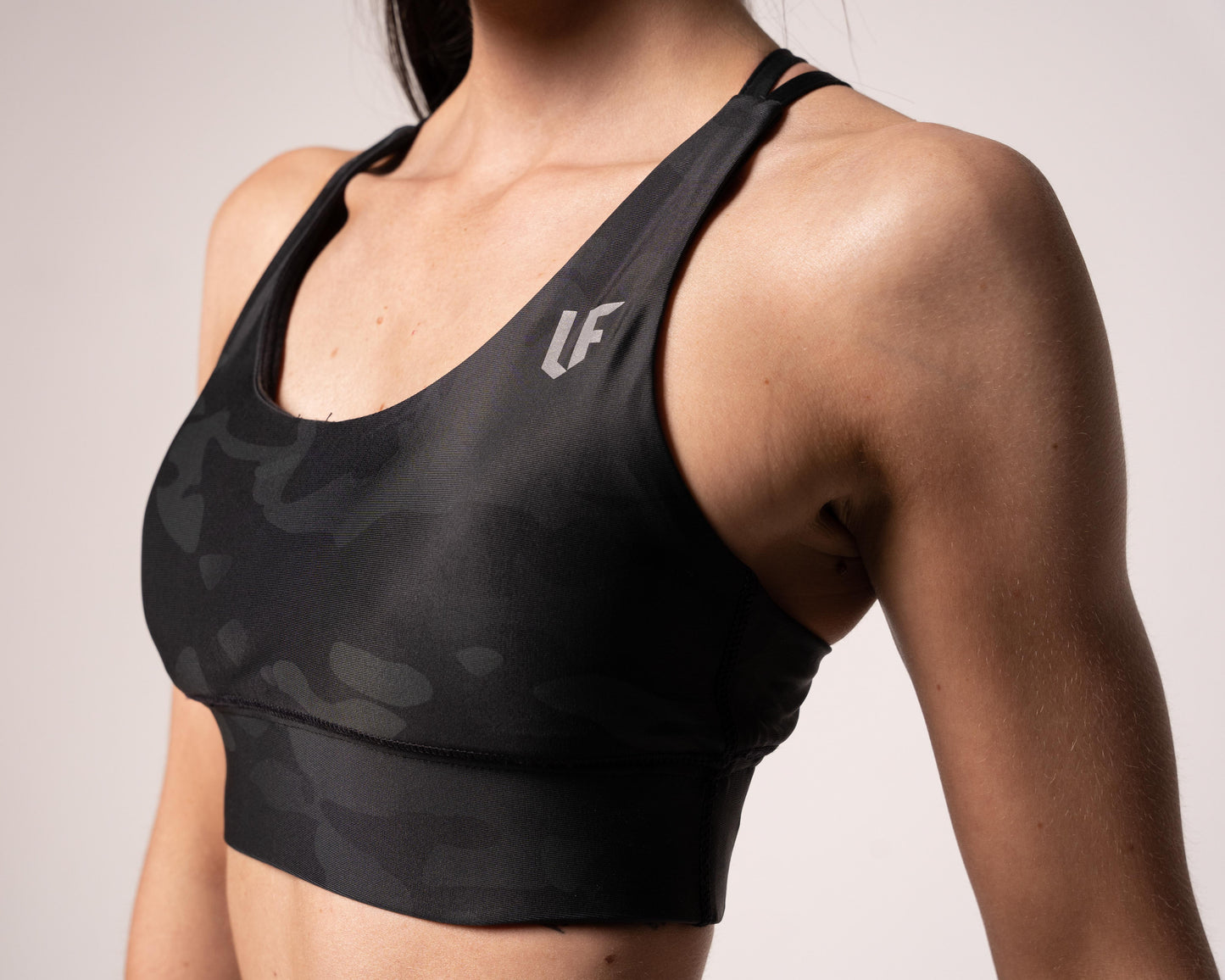 LF Camo Crossover Sports Bra