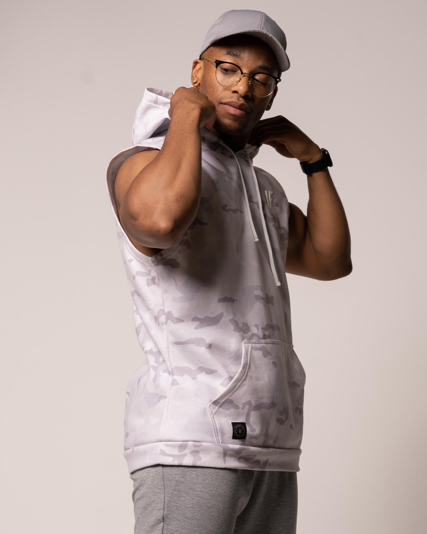LF Camo Sleeveless Hoodie